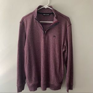 Travis Matthew 1/4 zipped pullover sweater